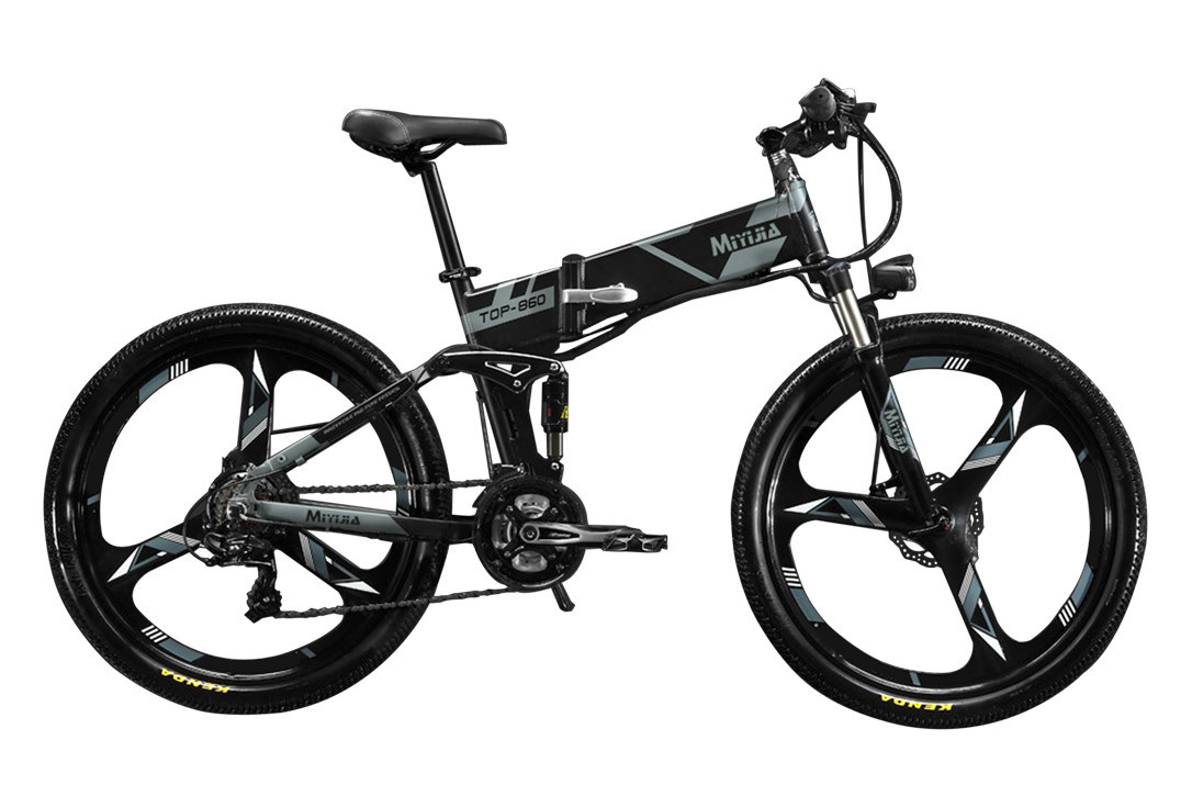 vélo électrique se pliant de montagne de 26 pouces avec la suspension et le dérailleur de Shimano vélo électrique se pliant de montagne de 26 pouces avec la suspension et le dérailleur de Shimano